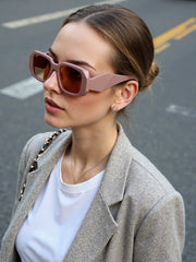New Fashion Wide-Legged Irregular Sunglasses Personality Street Shooting Catwalk Sunglasses Driving Glasses