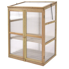 30 X 22 X 43 Inch Garden Portable Wooden Greenhouse