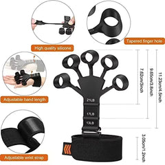 Silicone Grip Training and Exercise Finger Exercise Stretcher Hand Strengthener Arthritis Grip Finger Rehabilitation Training