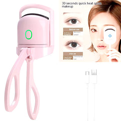 Eyelash Curler Portable Electric Heated Comb Eye Lash Long Lasting Eyelashes Curls Thermal Eyelash Curler Makeup Tools