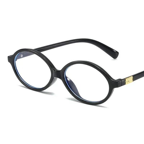 New Oval Sunglasses for Women Fashion Brand Black Small Frame Sun Glasses Female Retro Clear Lenses Eyewear Lady Trendy UV400