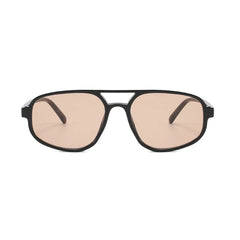 New Retro Double Bridge Sunglasses Men'S Fashion Simple Light Cat Eye Women Sun Glasses Ins Trending Shades UV400
