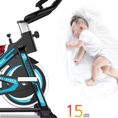 QK118 Spin Bike Belt Drive Spinning Exercise Bike Indoor-Cycling Shock Absorption Mute Exercise Bicycle Indoor Fitness Equipment