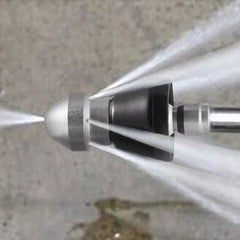 Cleaning Machine High-Pressure Bullet Nozzle Municipal Sewage Pointed Pipe Dredging Cleaning Nozzle