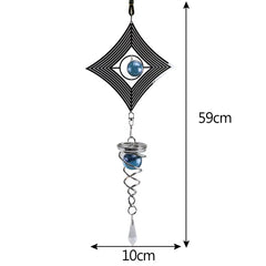 Outdoor Living Windgong Yard Tuin Spinner Wind Chime Met Spiraal Staart Bal Muur Opknoping Home Decor Decoratie Windgong