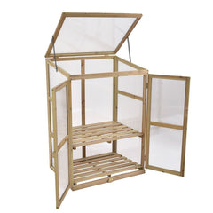 30 X 22 X 43 Inch Garden Portable Wooden Greenhouse