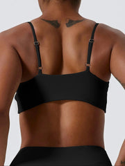 Sports Bra Shockproof Push up Gym Top Women Quick-Dry Yoga Clothes Pleated Design Brassiere Workout Crop Top Female