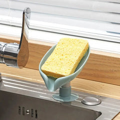 Leaf Shaped Soap Box Holder-Drainable Dish-Bathroom Supplies