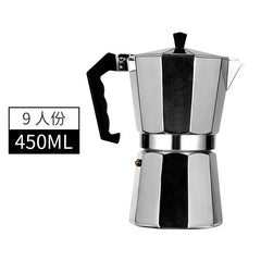 Mocha Coffee Pot-Italian Aluminum Octagonal Shap-Coffee-Tea Maker