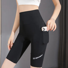 Women's Seamless Leggings With Pocket, Soft Workout Fitness Outfit, Yoga Pants