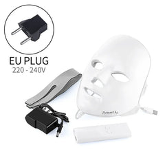 7 Color Light LED Facial Mask Skin Rejuvenatio Care Anti Acne Whitening Wrinkle