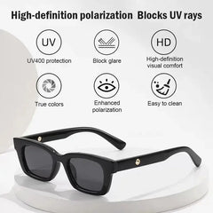 2Pcs Jennie Inspired Retro Small Frame Sunglasses, Fashionable Vintage Cat-Eye Glasses for Women