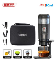 HiBREW Portable Coffee Machine for Car & Home,DC12V Expresso Coffee Maker