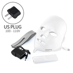 7 Color Light LED Facial Mask Skin Rejuvenatio Care Anti Acne Whitening Wrinkle