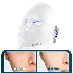 7 Color Light LED Facial Mask Skin Rejuvenatio Care Anti Acne Whitening Wrinkle
