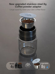 HiBREW Portable Coffee Machine for Car & Home,DC12V Expresso Coffee Maker