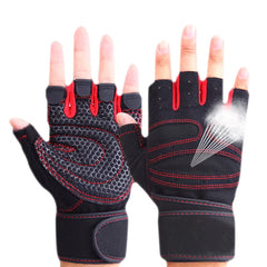 Sports Gym Gloves Half Finger Breathable Weightlifting Fitness Gloves Dumbbell Men Women Gym Gloves NIN668