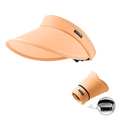 Stylish Summer Empty Top Sun Hat Wide Brim Visor Hat Women Portable Outdoor Sports Beach Cycling Uv Protection Sunshade Hat
