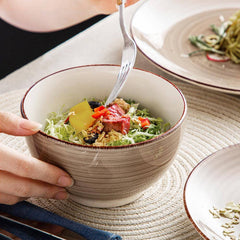 Series Bella Dinnerware 16-Pieces Creme-I Porcelain Crockery in Vintage Look (Service Set for 4)