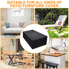 88 Size Patio Furniture Covers, Outdoor Furniture Cover Waterproof, Outdoor Table Cover