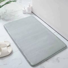 Memory Foam Bath Mat Large Size 40X60Cm Soft Comfortable Water Absorption Non-Slip Thick Bathroom Floor Rug Foot Mat