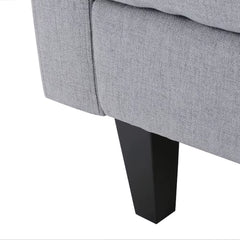 Sofasset, Modular Sectional Sofa with Reversible Chaises,Square Armrests and Comfortable Padded Backrests, L Shaped Corner Sofá