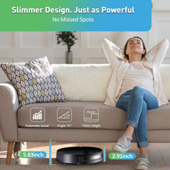 Robot Vacuum Cleaner Auto Charging 1400Pa Power App Control Water Tank Wet Mopping Robot Vacuum Cleaner Electric Sweeper