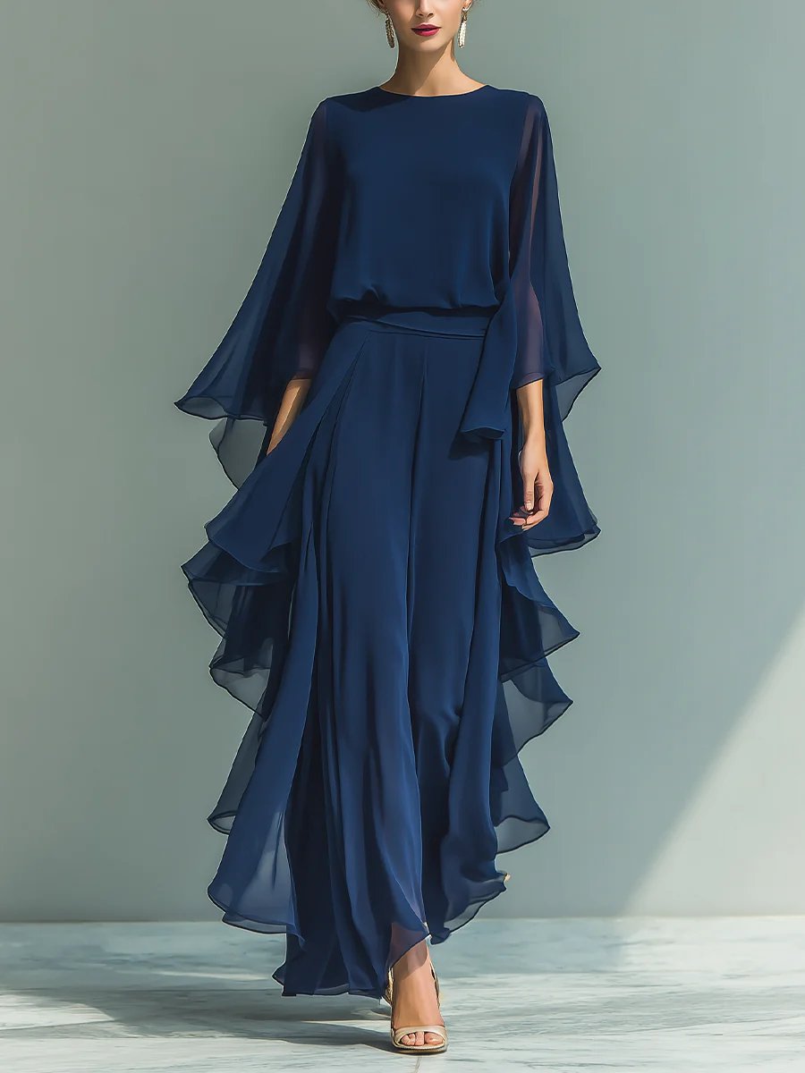 Women's Formal Chiffon Maxi Party Gown