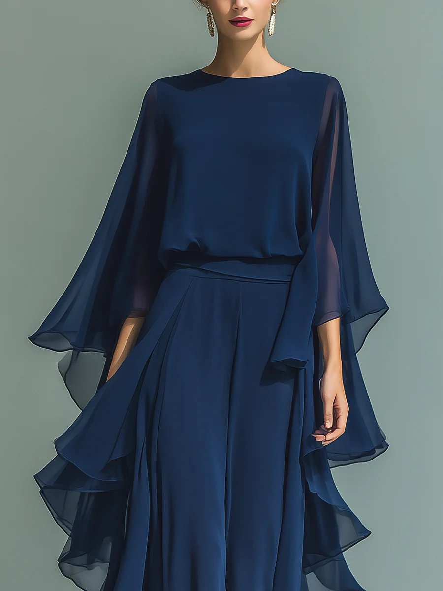 Women's Formal Chiffon Maxi Party Gown