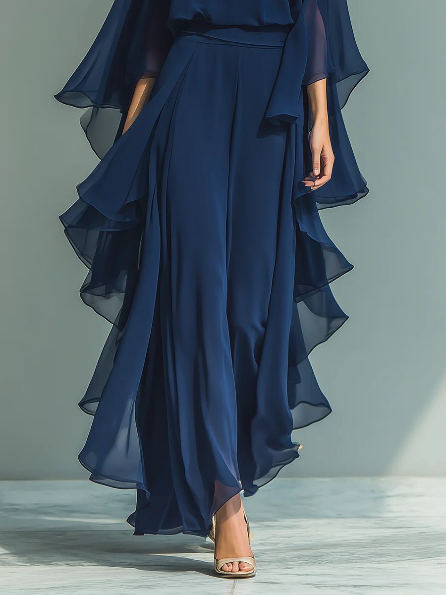 Women's Formal Chiffon Maxi Party Gown