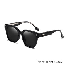 Rivets Sunglasses Men'S Polarized Glasses Women Square Green Sunglass Man Eyewear 2025 Women'S Eyepieces Lenses Woman Designer