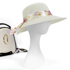 Summer Wide Brim Bowknot Straw Sun Hats for Women Ladies Long Floral Ribbon Outdoor Travel Beach Hat Protection Panama Caps 2022