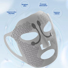 EMS Micro Current Electric Facial Massage Mask Vibration SPA Beauty Skin Care Mask Beauty Instrument