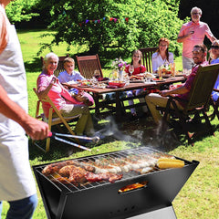 Outdoor Portable BBQ Grill,Foldable Charcoal Grill Camping/Home use
