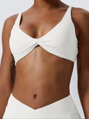Sports Bra Shockproof Push up Gym Top Women Quick-Dry Yoga Clothes Pleated Design Brassiere Workout Crop Top Female