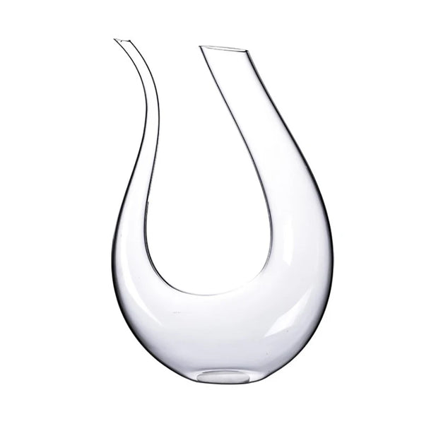 Crystal U-Shaped Wine Decanter Gift Box Swan Decanter Creative Wine Separator