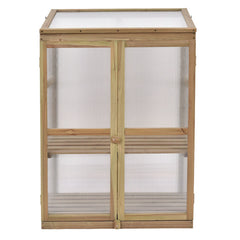30 X 22 X 43 Inch Garden Portable Wooden Greenhouse