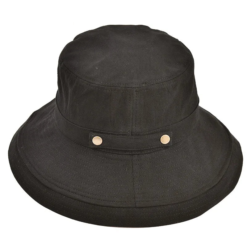 Summer Cotton Sun Hats for Women Wide Brim and Breathable Bucket Hats Youth Fashion Caps