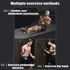 Pedal Tension Rope Puller Exercise at Home Multi-Functional Fitness Exercise Resistance Band Men Sports Gym Equipment