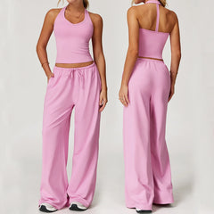2 Pieces Yoga Clothes Yoga Set Sportswear Women'S Tracksuit Gym Set Workout High Waist Yoga Pants Sexy Fitness Bra Sports Suit