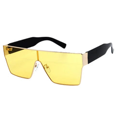 New Square Full-Frame Sunglasses for Women and Men - Unisex Fashion Trendy Instagram Style Street Snap Accessory Eyewear
