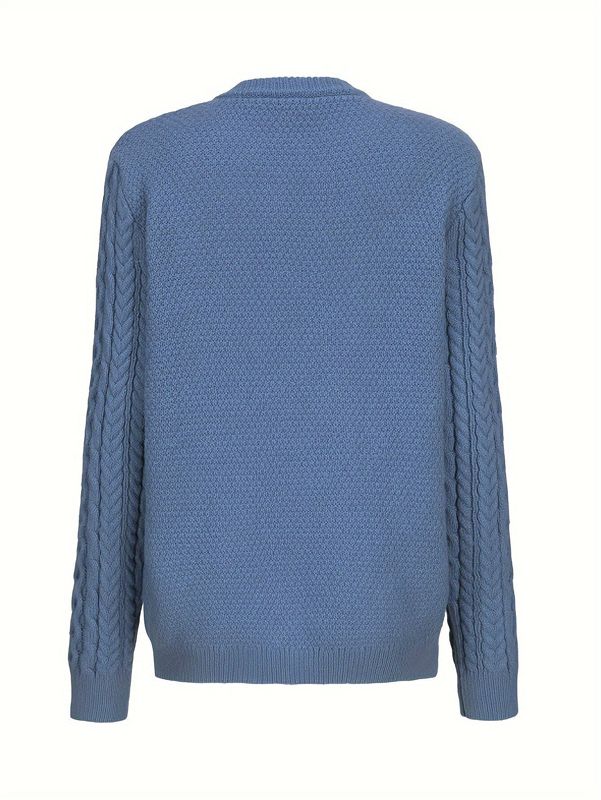 Women's Cable Knit Wool Cardigan