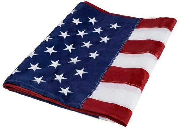 USA American Flag Outdoor Heavy Duty Embroidered Stars and Stripes No Fade