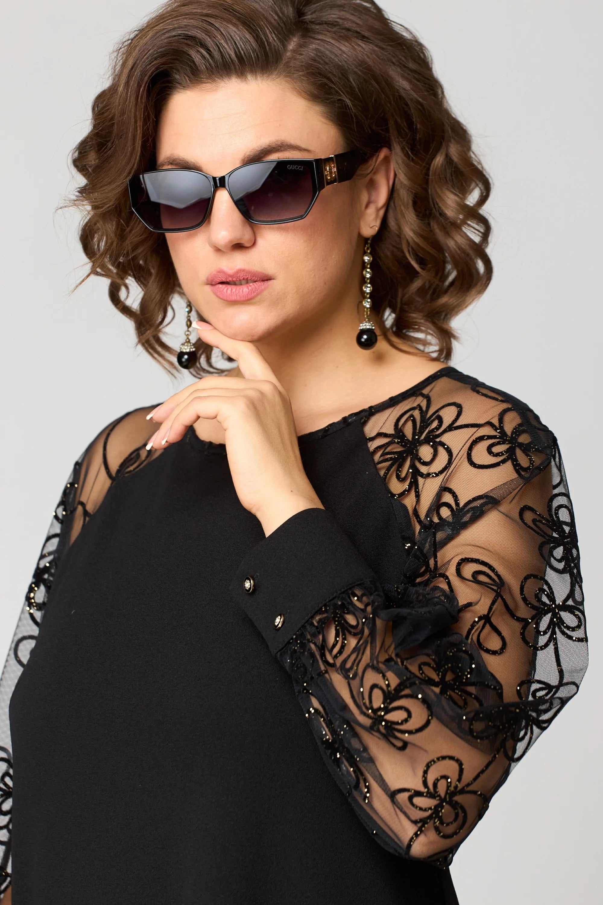 Women's Floral Swing Sequin Party Dress