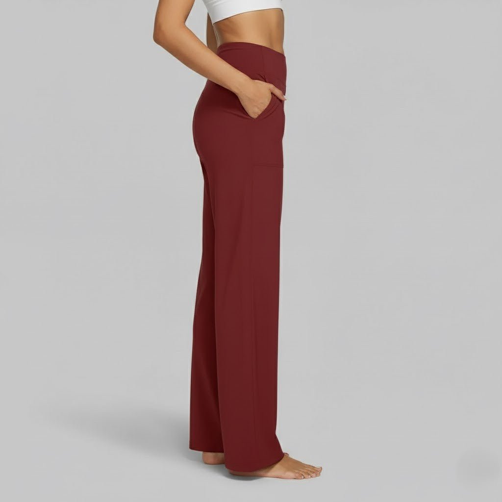 Women's High-Waisted Wide-Leg Trousers