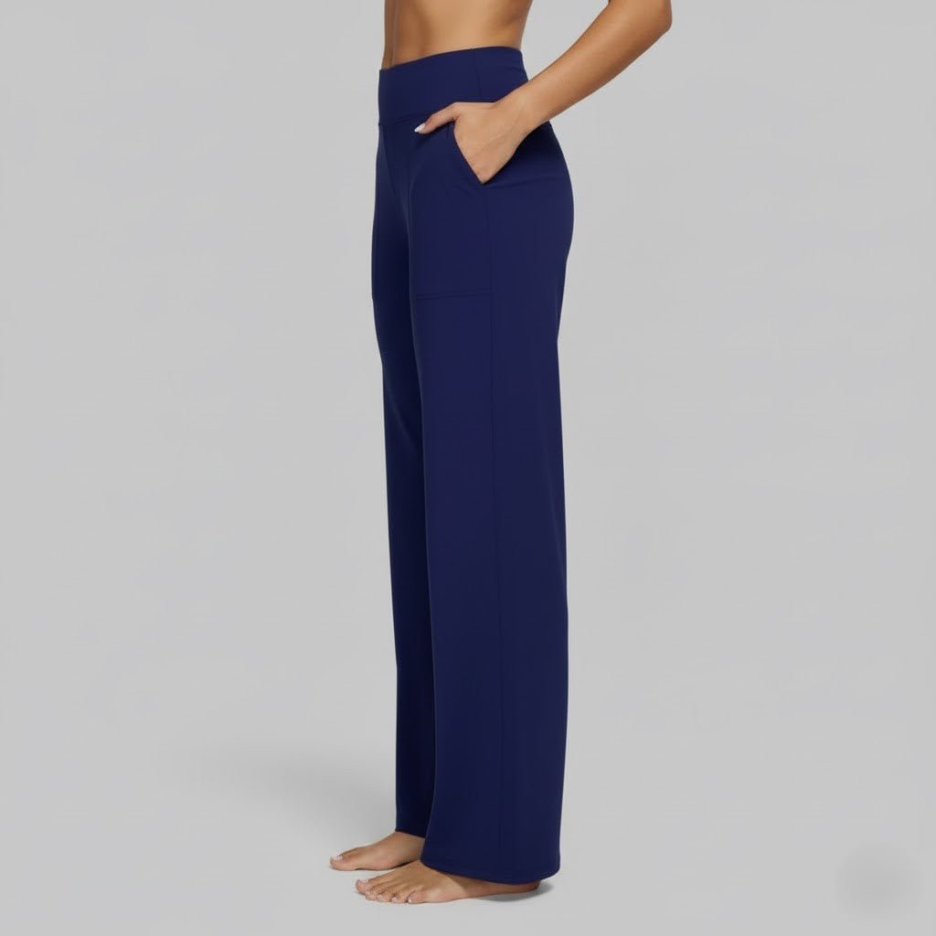 Women's High-Waisted Wide-Leg Trousers