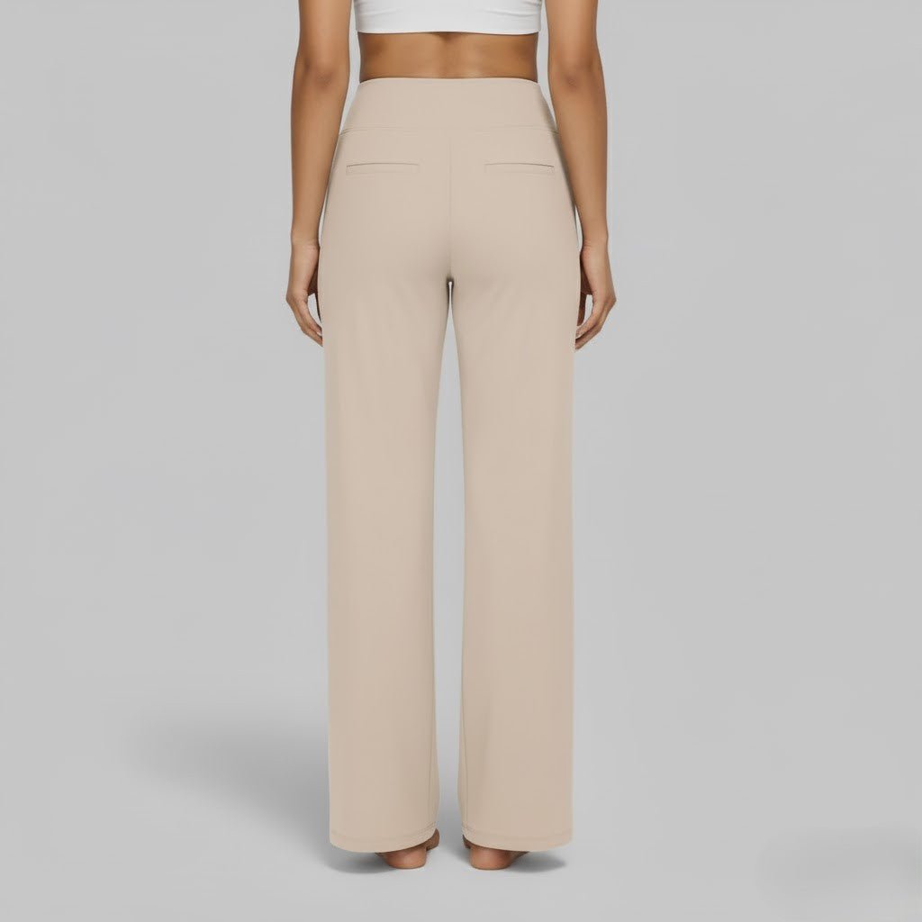Women's High-Waisted Wide-Leg Trousers