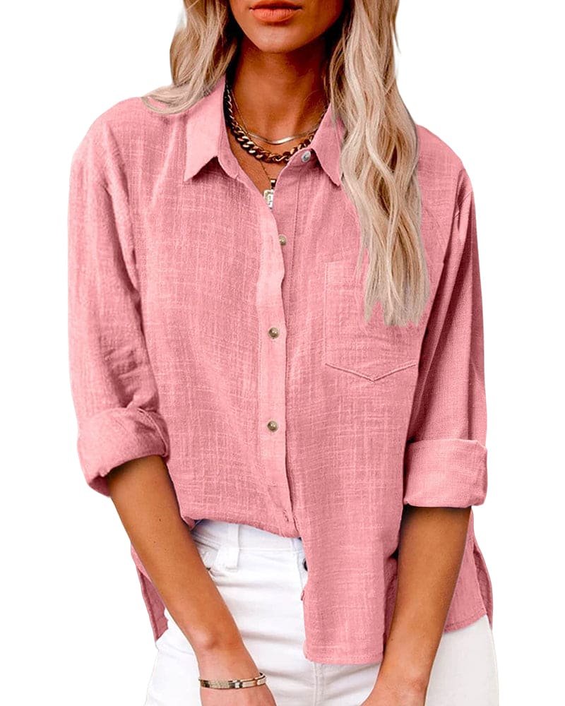 Women's Oversized Shirt - Pink
