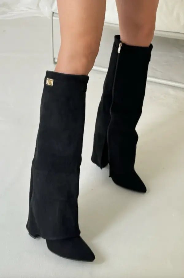 Women's Suede Knee-High Boots