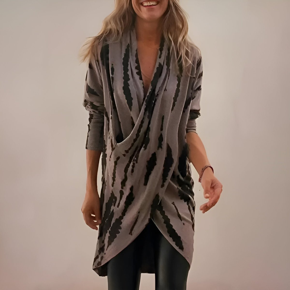 Women's Oversized Knit Cardigan Dress